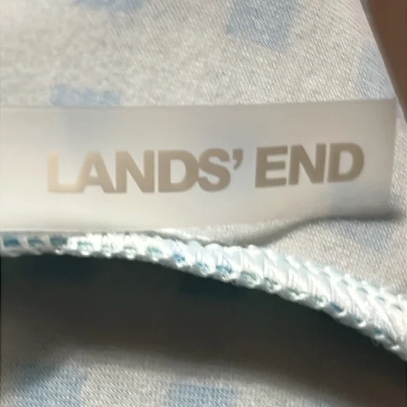 Lands' End Womens Scoop Neck Soft Cup Tugless One Piece Size 12 - Picture 5 of 5